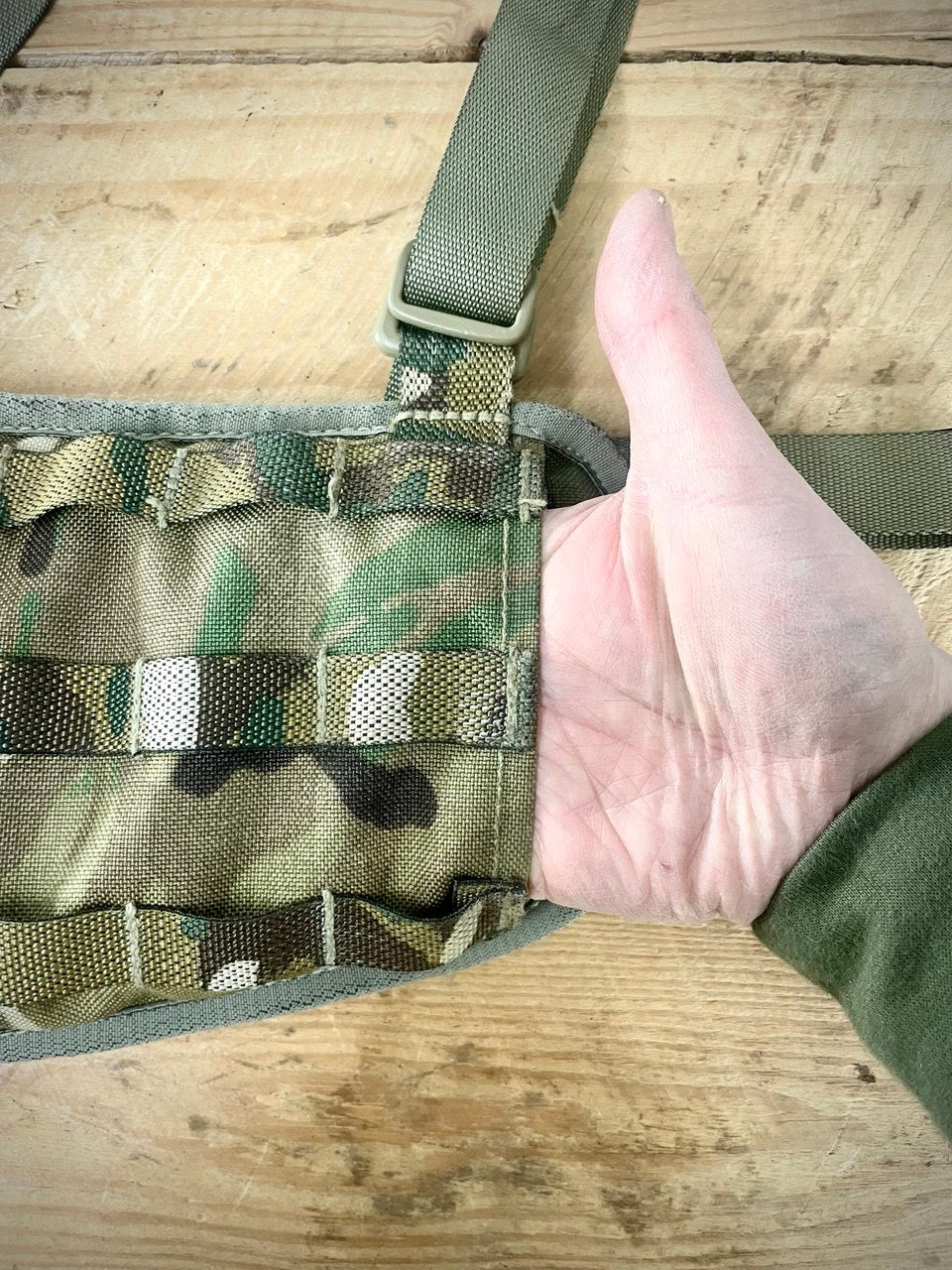 Brittiarmeijan Osprey Battle Belt ja valjaat, MTP, ylijäämä