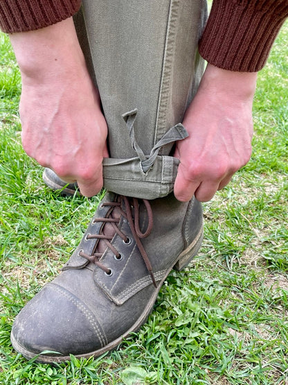 Bundeswehrin molskihousut, harmaat, ylijäämä