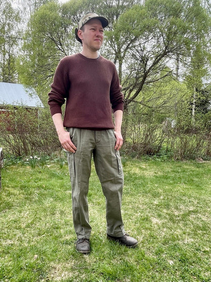 Bundeswehrin molskihousut, harmaat, ylijäämä