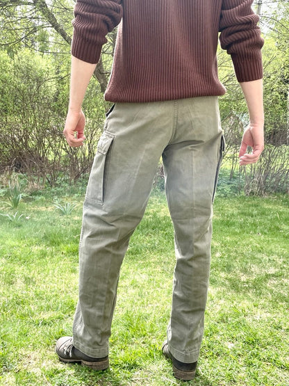Bundeswehrin molskihousut, harmaat, ylijäämä