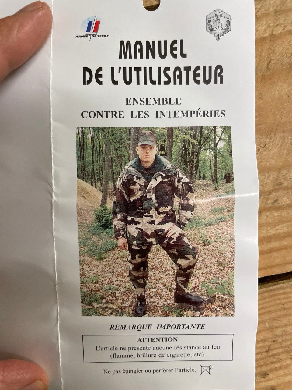 Ranskan armeijan F2 Gore-Tex -parka, CCE, ylijäämä