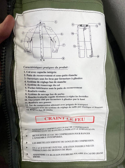 Ranskan armeijan F2 Gore-Tex -parka, CCE, ylijäämä
