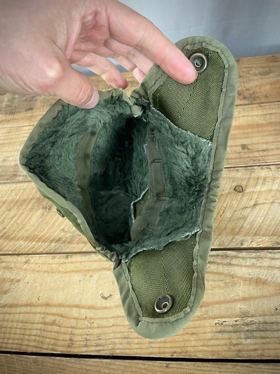 Jenkkiarmeijan mallinen 1 qt kenttäpullo ALICE-taskulla, ylijäämä