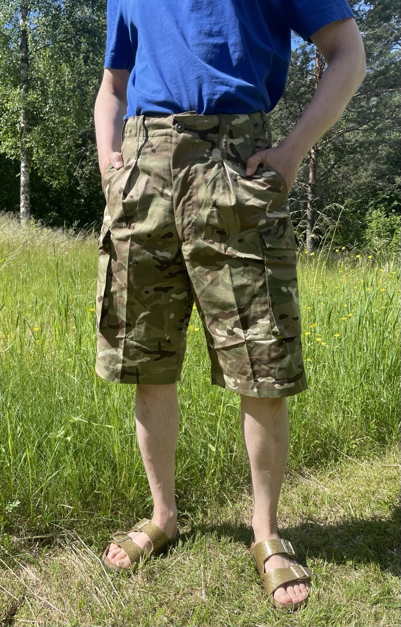 Brittiarmeijan maastoshortsit, MTP, ylijäämä