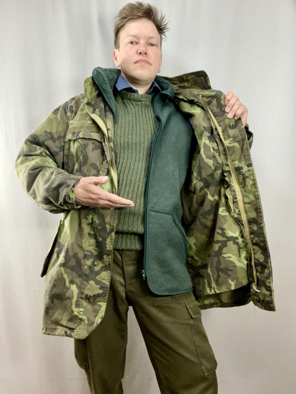 Tsekkiarmeijan Vz95 parka, ylijäämä