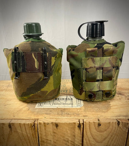 Hollannin armeijan kenttäpullo kupilla ja taskulla, ylijäämä