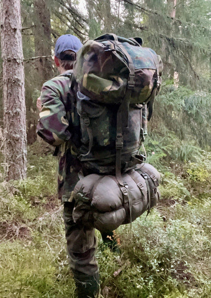 Bundeswehrin taistelijan rinkka, Flecktarn, 65-litrainen, ylijäämä