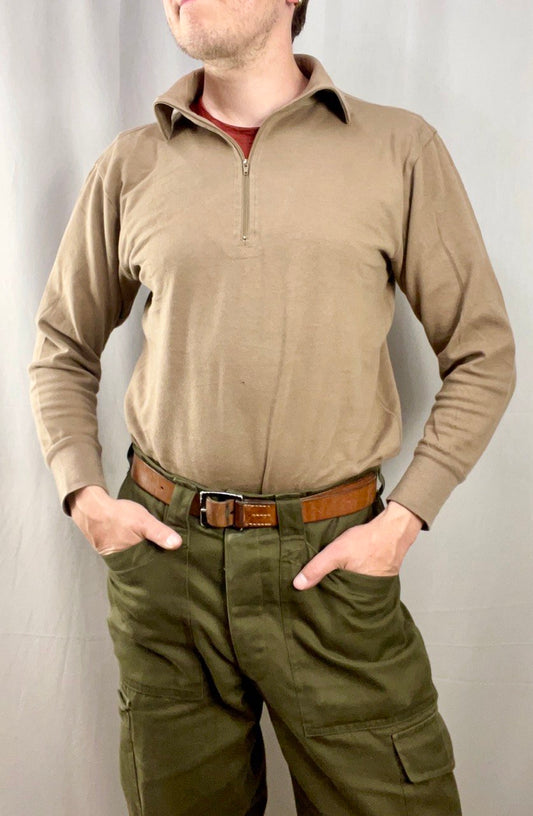 Bundeswehrin poolopaita vetoketjulla, hellemalli, ylijäämä